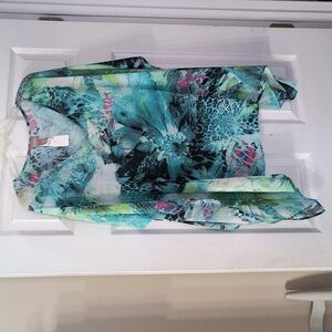 Chico's sheer cape/kimono